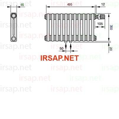 Радиатор IRSAP Tesi 20350/11 T52 CL 01